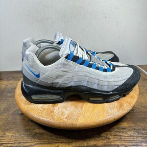 Nike Air Max 95 Photo Blue 609048-034 Blue White Black Shoes Mens‎ Size 12